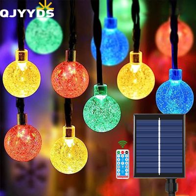 Solar String Lights Outdoor G50 Patio 8 Flashing Modes, Weatherproof Hanging for Wedding Party Decoration