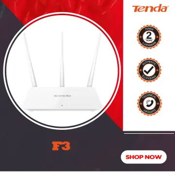 Tenda F3 300Mbps Wireless Router - White