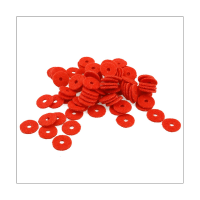 Piano Tuning Accessories Supplies Parts Small Woolen Ring 90 Pieces, Thickness 1mm Red