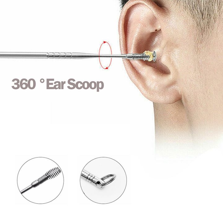 360-ear-scoop-portable-spiral-stainless-steel-earpick-curette-ear-wax-remover-spring-ear-clean
