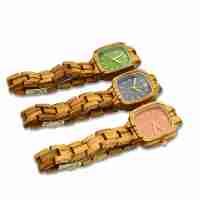 2021 New Fashion Wood Watches for Women Quartz Wristwatch Golden Pointer Ladies Timepieces Elegant Wooden Watches