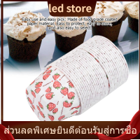 【ราคาถูกสุด】100 PCS Round Cake Baking Cups ถ้วยกระดาษใส่มินิคัพเค้กกระดาษทรงกลมถ้วยอบเค้กมัฟฟินเคสบ้านงานแต่งงาน