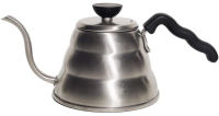 Hario V60 "Buono" Drip Kettle Stovetop Gooseneck Coffee Kettle 1.0L, Stainless Steel, Silver