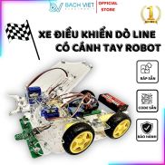 Xe diều khiển dò line siêu nhạy xe robot điều khiển arduino dò đường có