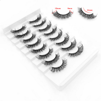 5D Mink Lashes Natural False Eyelashes Dramatic Volume Fake Lashes Makeup Eyelash Extension Silk Eyelashes 8 pairs