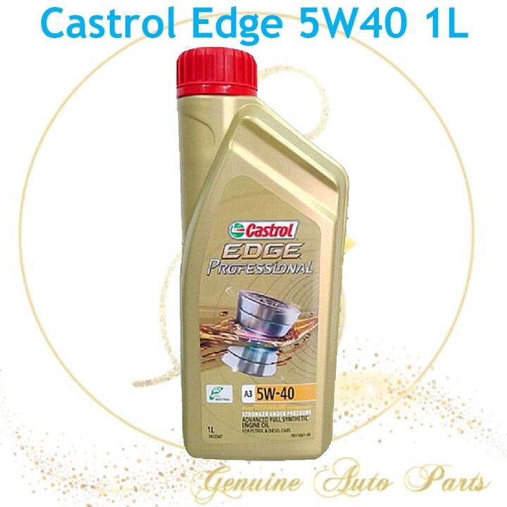 (100% Original) Castrol EDGE 5W40 SN / CF Fully Synthetic Engine Oil ...