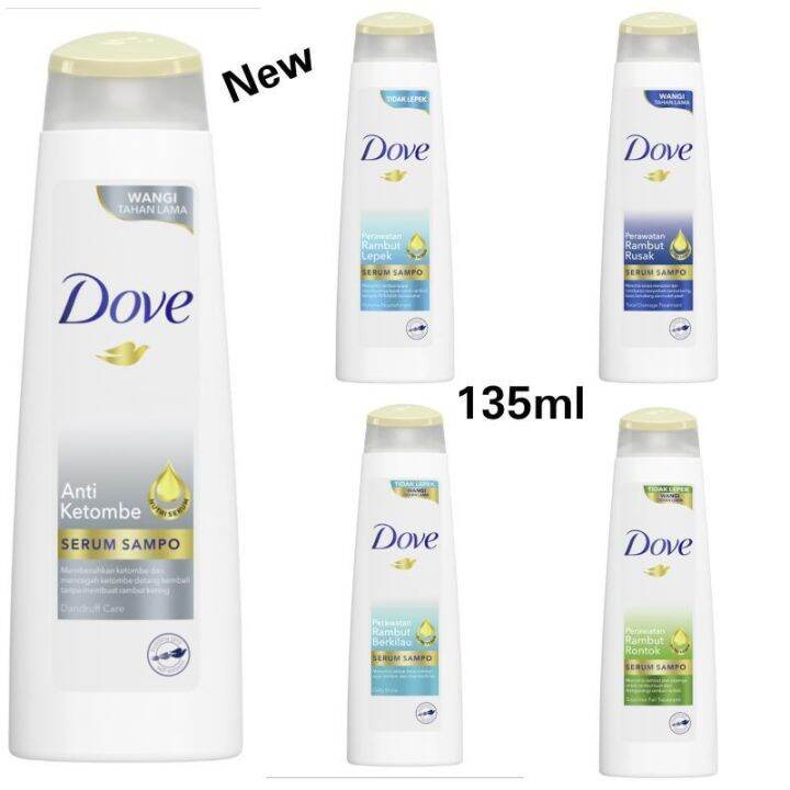 Dove Baru serum shampoo 135ml Lazada Indonesia