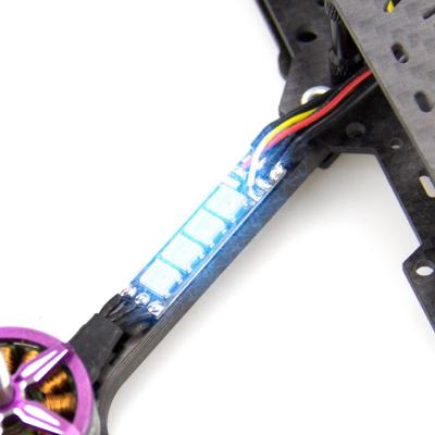 34.8X7.9Mm 4PCS HGLRC W554A 2-6S Frame Arm LED Light Board For Brushless ESC FPV Racing Drone Quadcopter Multirotor DIY RC Parts