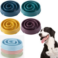 New Dog Bowl Slow Feeder Plastic Anti Choking Puppy Cat Eating Dish Bowl Anti-Gulping Food Plate Cat s Feeder Dog Bowls