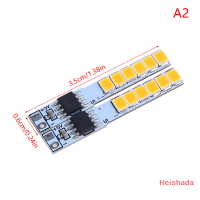 Heishada 2ชิ้นไฟ LED แฟลชเทียนไดโอดโคมไฟบอร์ดตกแต่ง PCB อุปกรณ์เสริมการเผาเปลวเทียนเลียนแบบแบบทำมือ