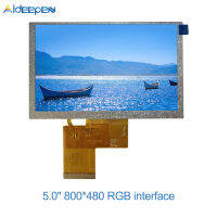 หน้าจอสมาร์ทแอลซีดี Aideepen 5in หน้าจอความละเอียด800X480 IPS มุมมองแบบเต็มพร้อม RGB อินเตอร์เฟซสำหรับ Peralatan Rumah Tangga