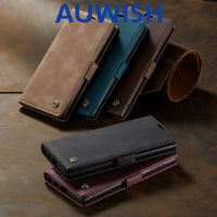 เคสสำหรับ Folio Wallet หนังย้อนยุคด้าน (Samsung)