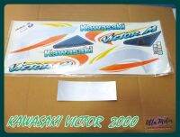 KAWASAKI VICTOR VICTOR-M year 2000 BODY STICKER SET #สติ๊กเกอร์ตัวรถ คาวาซากิวิคเตอร์ ติดรถได้ทุกสี งานเคลือบเงา สวย คมชัด