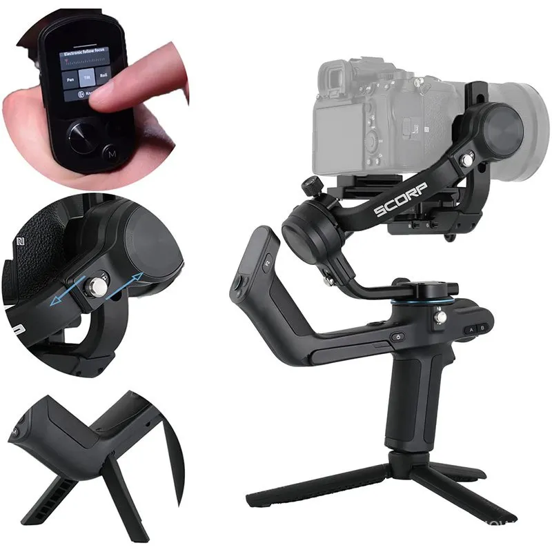 Ready Stock) FeiyuTech Scorp Mini 3-Axis Gimbal for Mirrorless