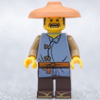 ????????? -  Ray Conical Hat NINJAGO - LEGO เลโก้ มินิฟิกเกอร์ ตัวต่อ ของเล่น