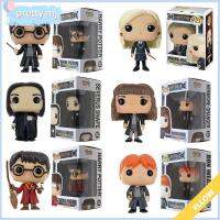 ตุ๊กตาไวนิลของเล่นพกพาการ์ตูน MJ 10Cm สำหรับเด็กเดโก้มาฟอย Ron Hermione แฮร์รี่พอตเตอร์ตุ๊กตาแอคชั่นฟันโกะป็อบ