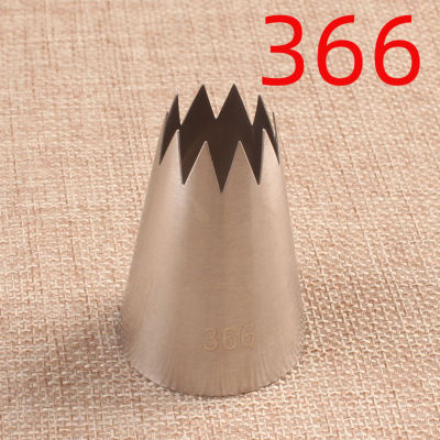 Cake Bakeware Stainless Steel Nozzles Pastry Tips Piping Nozzle Open Star Large