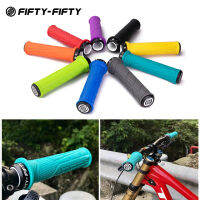 FIFTY-FIFTY MTB จักรยาน Grips Custom ยาง Compound Single Lock-on Handlebar Grips ดูดซับแรงกระแทก Soft Mountain Bike Grips-Sediue