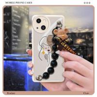 Nordic wind Liquid silicone shell Phone Case For iphone13 Mini Raised lens Solid color Anti drop airbag cute Cartoon