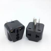 Universal european american AC Power adapter Plug USA kr AU UK EU to US Travel plug Adapter Japan Type B Black White CE copper Wires  Leads  Adapters