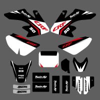 ┇❒ Motorcycle Graphics Background Decal Stickers For Honda CRF50F CRF 50F CRF-F 50 2004-2012 2011 2010 2009 2008 Customize Stickers