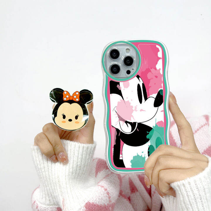 เคส-ggk-สำหรับ-oppo-f3-f3บวก-r9s-บวก-r9s-โปรพร้อมที่ยึดฟรีเคสโทรศัพท์หยักนิ่มแฟชั่นมิกกี้การ์ตูนกันกระแทกเคสโทรศัพท์มือถือป้องกันกล้องคลุมทั้งหมด