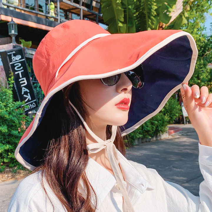 hot-fashion-women-sun-protection-beach-cap-spring-summer-sunscreen-hat-big-brim-bucket-hat-edge-anti-ultraviolet-uv-sun-hat-upf-50