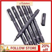 N73VHRHM 6Pcs/lot เส้นละเอียดมาก ปากกาวาดรูปพิน 005 01 02 03 05 08ไมครอน หมึกสีดำ Fineliner ของใหม่ เม็ดสี มาร์กเกอร์ศิลปะ วาดภาพร่างมังงะ