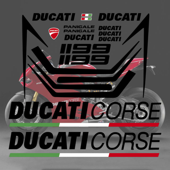 duckati-สติกเกอร์สะท้อนแสงหมวกกันน็อคตกแต่งแฟริ่งสำหรับ-ducati-848-959ปี1098-s-1198-899ดัดแปลงตกแต่งขนาดใหญ่สไตล์ใหม่