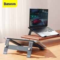 Baseus Portable Laptop Stand Aluminum Notebook Holder For Macbook Air Pro 4 Gears Adjustable Vertical Stand Laptop Base Bracket Laptop Stands