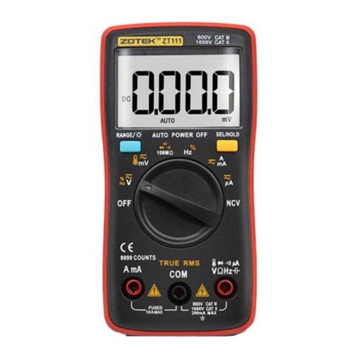 ZT100 ZT101 ZT102 ZT109 Digital Multimeter DC AC Voltage Current ...