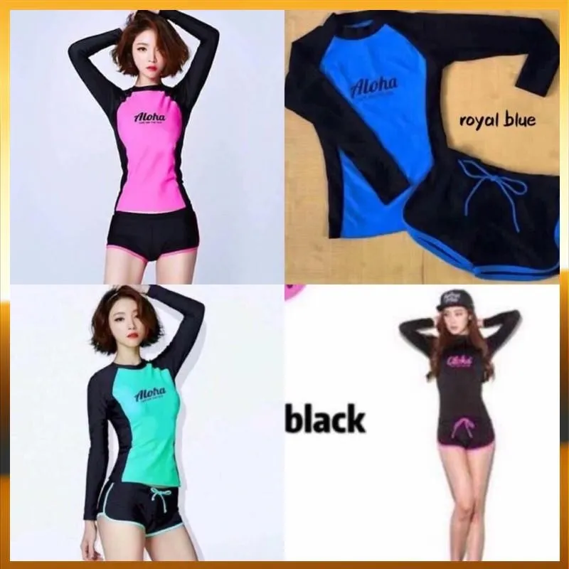 YC sea Rushguard swimwear rush guard terno Cod rashguard Terno Rash Ruard