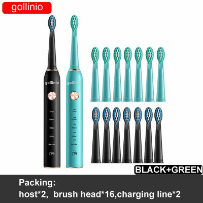 gollinio Sonic Electric Toothbrush Smart tooth Usb fast Charging tooth brush Rechargeable Teeth Brush Replacement Head GL41A