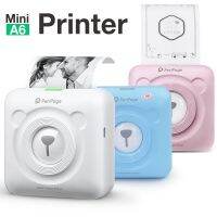 ?โปรพิเศษ+ mhfsuper PeriPage A6 เครื่องปริ้นมินิ Handheld Mini Bluetooth Photo Printer รุ่น Peripage-Printer-bluetooth-Mini-A6-03h ส่งเร็ว?