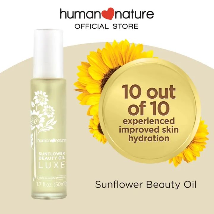 Direktang benta ng pabrika Human Nature Sunflower Beauty Oil LUXE 45ml Lazada PH