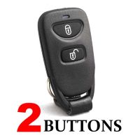 สีดำ2/3ปุ่มเปลือกกุญแจรีโมทเปลี่ยน Keyless E Ntry Fob กรณีเหมาะสำหรับ Kia S Portage 2005- Cerato Sorento Hyundai