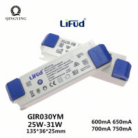 25W-31W LED Driver 600mA 650mA 700mA 750mA Lifud LF-GIR030YM 25-42V สูง PF Contant ปัจจุบันแยกแสง Transformer