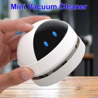 ☎☄✣ Mini Vacuum Cleaner Protable USB Charging Desktop Cleaner Table Sweeper With Clean Brush For Home Office Desk Dust Vacuum