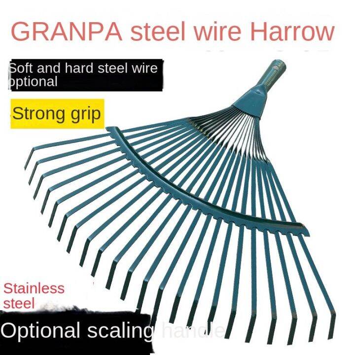 Large Grass Rake Rake Garden Grass Rake Leaf Rake Gardening Deciduous
