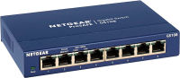 NETGEAR 8-Port Gigabit Ethernet Unmanaged Switch (GS108) - Desktop or Wall Mount, and Limited Lifetime Protection Unmanaged 8 port