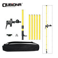 ERTU ใหม่ Clubiona กล้องโทรทรรศน์ขาตั้งกล้องเลเซอร์4เมตรเสาเพดานและซัพพอร์ทพื้นยืนสำหรับเลเซอร์ระดับ1/4 "อินเตอร์เฟซฉากยึดแม่เหล็กขายดี