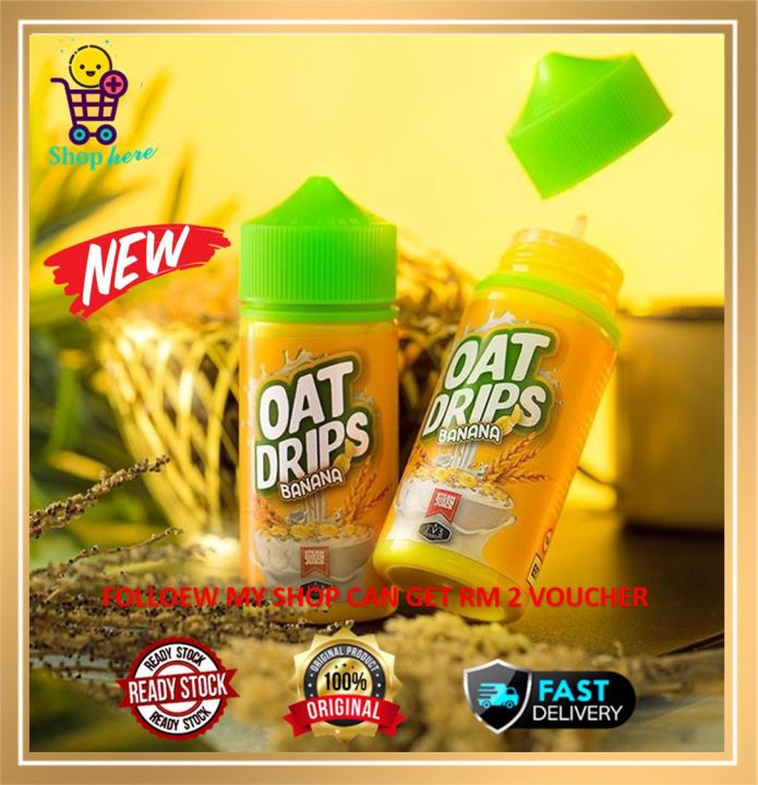 OatDrips - GOLD SERIES / ORIGINAL / MUNG BEAN / BANANA FREEBASE 100ml ...