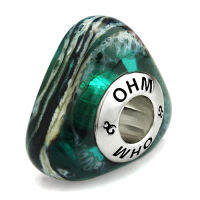 บีดแก้ว มูราโน่ Lake Baika OHM Murano Glass Bead Charm