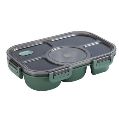 Bento Box Style Food Container Storage Lunch Box for Kids with Soup Cup Japanese Snack Box Insulated Lunch Container