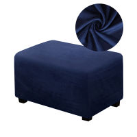 Waterproof Elastic Ottoman Footstool Cover Stretch Sofa Furniture Protector Washable Sofa Foot Rest Stool Cover Slipcover