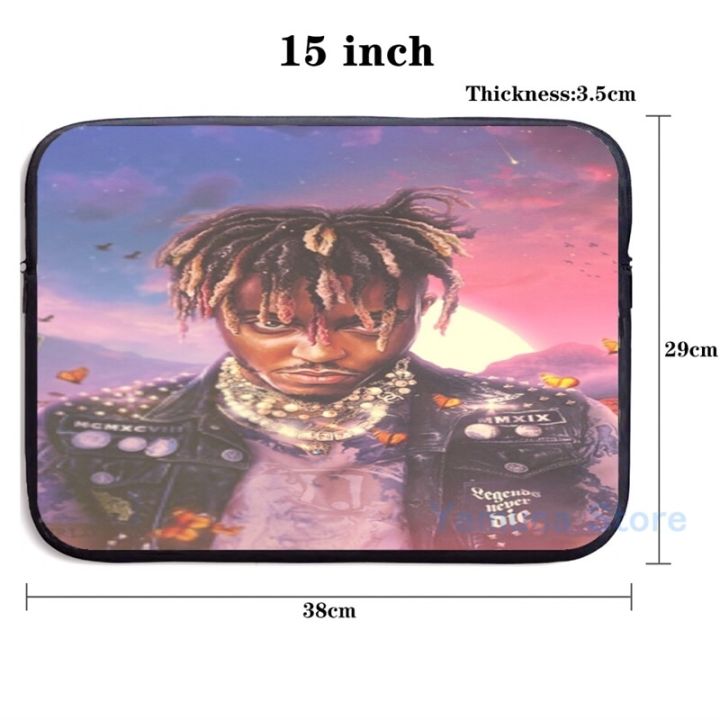 กระเป๋าเป้สะพายหลัง-usb-อัลบั้มศิลปะสีม่วงนิรันดร์สำหรับผู้ชายกระเป๋านักเรียนแล็ปท็อปสำหรับเดินทาง2023ใหม่ลายกราฟฟิก-juice-wrld-legends-ไม่ตายตัวสีชมพูนับพันปี