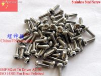 ✐ ISO 14583 Stainless Steel M2 Screws M2x3 M2x4 M2x5 M2x6 M2x7 Pan Head T6 Driver A2-70 Polished ROHS 100 pcs QCTI Screw