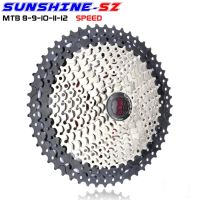 SUNSHINE Cassette Flywheel 8/9/10/11/12สปีด,ล้อฟรีล้อจักรยานเสือภูเขาจักรยานเสือหมอบจักรยาน25/28/32/36/40/42/46/50T เฟืองจักรยานร้านค้าอุปกรณ์เสริม