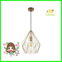 ไฟช่อ EGLO CARLTON 49934 สีดำ/ทอง 1 หัวPENDANT LAMP EGLO CARLTON 49934 BLACK/GOLD 1-LIGHT **สินค้าแนะนำ**