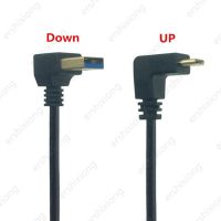 สาย Usb C Usb 90องศา3.0 Usb ไปยัง Usb Type C การซิงค์ข้อมูลมุมซ้าย/ขวาแอมป์; อะแดปเตอร์แปลง Usb-C สายชาร์จที่ทำมุมคู่